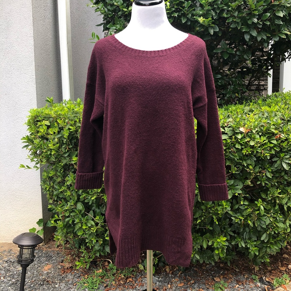 Ann Taylor Burgundy Sweater